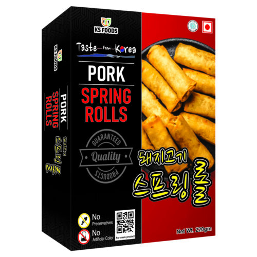 Pork Spring Roll | 220 GM | Ready To Fry | Only Delhi NCR Delivery | Taste From Korea