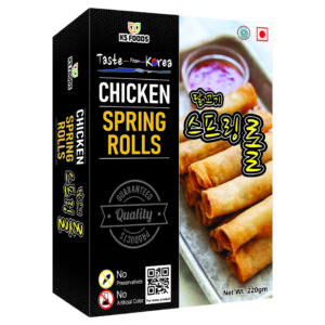 Chicken Spring Roll  | 220 GM Ready To Fry | Only Delhi NCR Delivery | Taste From Korea