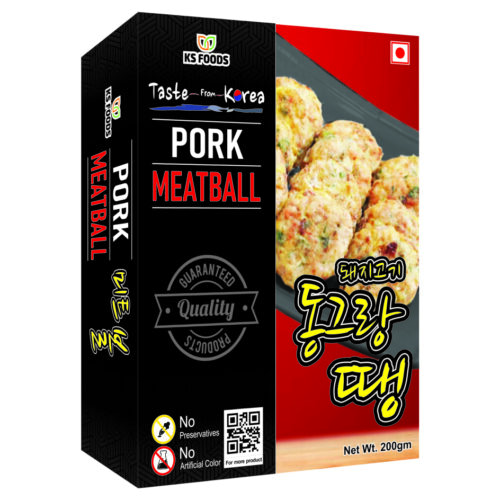 Pork Meatball 200gm |  Ready To Fry | Pan India delivery | Taste From Korea