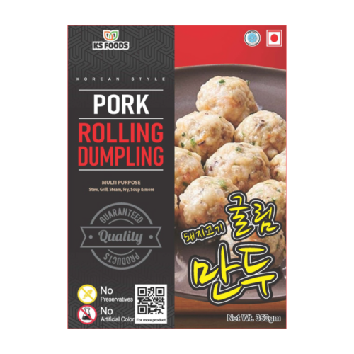 Pork Rolling Dumpling | 200gm |  Ready To Fry | Only Delhi NCR Delivery | Taste From Korea - Image 2