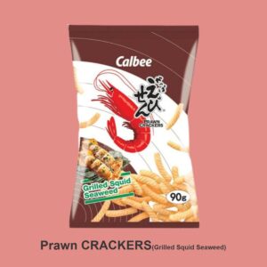Prawn Crackers Grilled Squid Seaweed | 90 GM | Fresh Arrived
