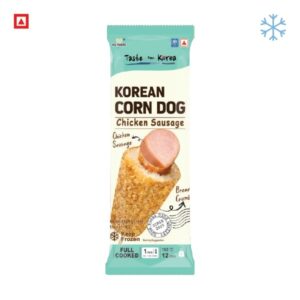 Chicken Corn Dog x 5 | 80GM | Snack | Juicy Chicken Filling & Crispy Coating | Ready-to-Fry