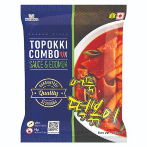 Topokki Combo with Sauce & Eoomuk | Non-Vegetarian | 320 gm | Taste From Korea | Pan India Delivery | Newley Launched