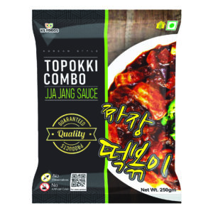 Topokki Combo with Sauce & JJA Jang Sauce 250 gm | Vegetarian  | Taste From Korea | Pan India Delivery