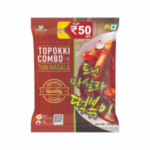 Topokki Combo with Sauce & Shahi Gravey | Vegetarian | 250 gm | Taste From Korea | Pan India Delivery | Special offer rupees 50 off