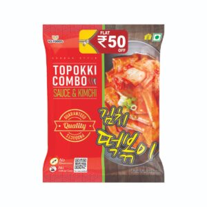 Topokki Combo with Sauce & Kimchi | Vegetarian | 320 gm | Taste From Korea | Pan India Delivery | Special offer rupees 50 off