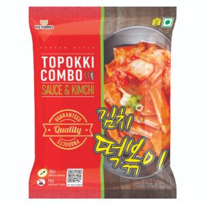 Topokki Combo with Sauce & Kimchi | Vegetarian | 320 gm | Taste From Korea | Pan India Delivery | Newley Launched