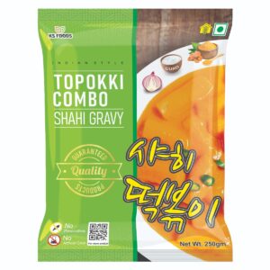 Topokki Combo with Sauce & Shahi Gravey | Vegetarian | 250 gm | Taste From Korea | Pan India Delivery | Newley Launched