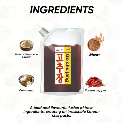 Korean Gochujang 150 gm Hot Red Chilli Paste Thick and Smooth Strong Umami Flavour - Image 4