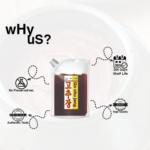 Korean Gochujang 150 gm Hot Red Chilli Paste Thick and Smooth Strong Umami Flavour - Image 3