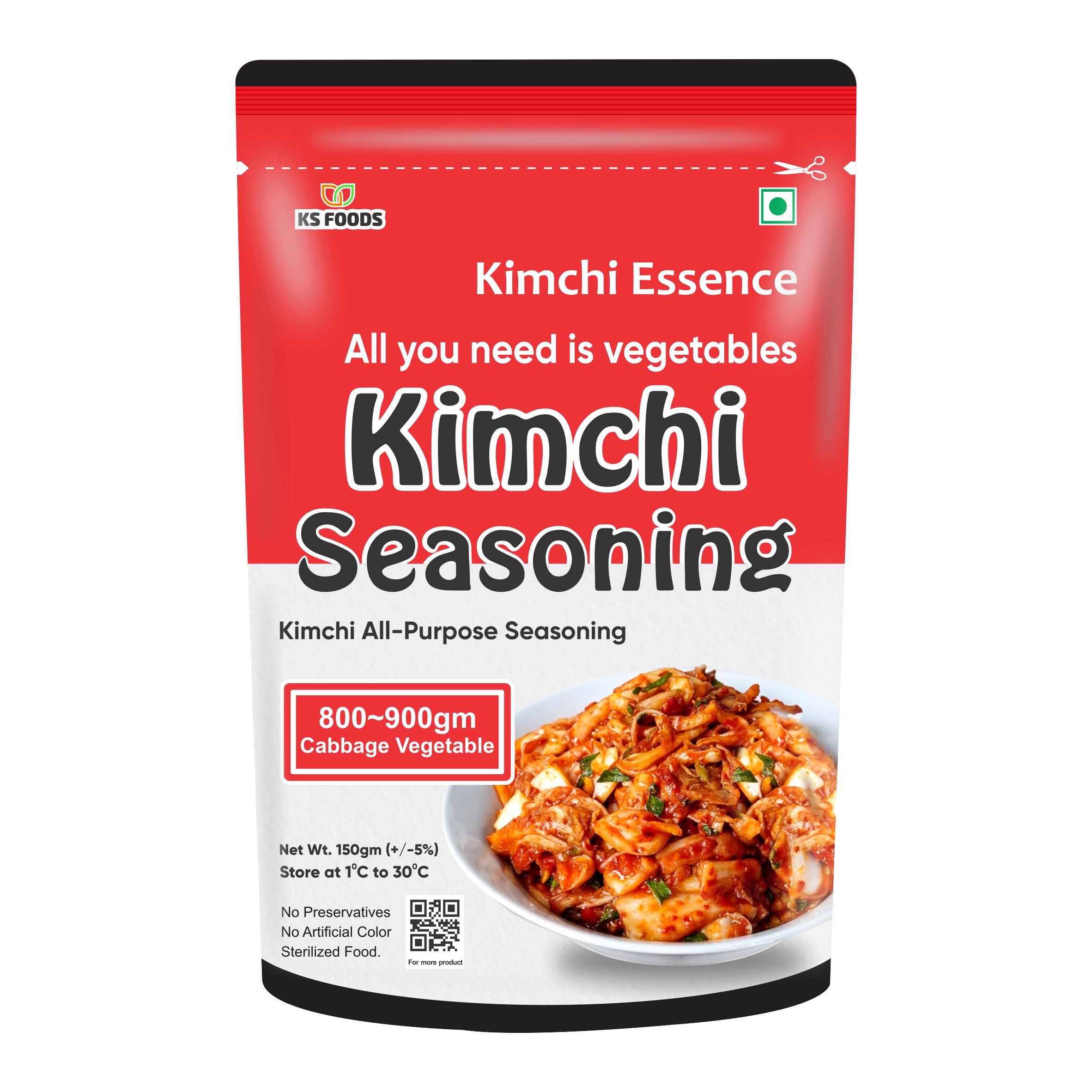 Kimchi Seasoning (150g) | Authentic Korean Flavor | Versatile and Unique | Now in India