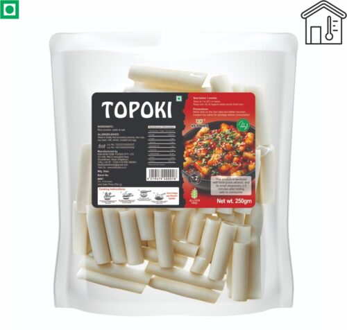 Topokki | Combo Of 10 | Authentic Korean Tteokbokki | Soft & Chewy | Ready-To-Eat | 250gm