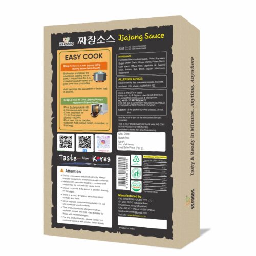 Jjajang Sauce | Authentic Korean Black Bean Sauce | Rich & Savory | Ready-To-Eat | 200gm - Image 2