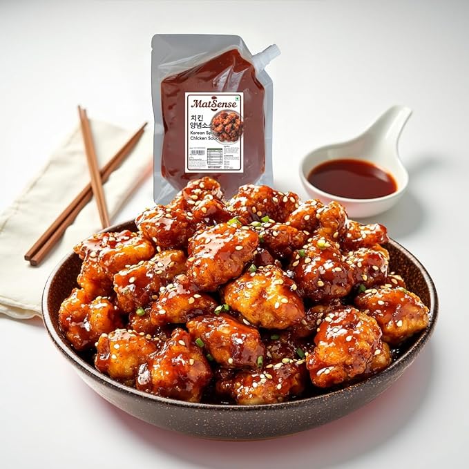 Korean Spicy Chicken Sauce 400g x 20pcs | Authentic Gochujang Glaze for Fried Chicken, Wings & BBQ | Ready-to-Use | Bold Korean Flavor - Image 5