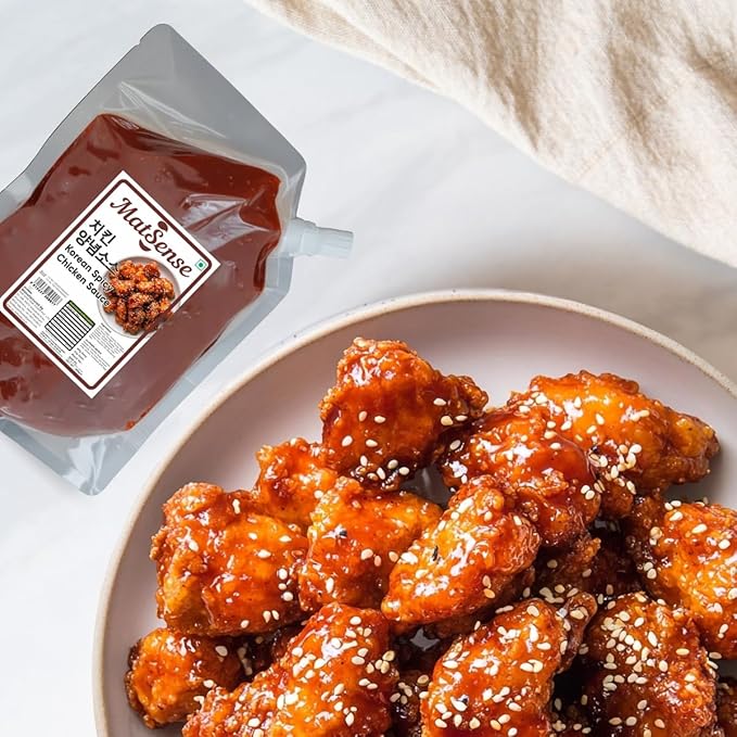 Korean Spicy Chicken Sauce 400g x 20pcs | Authentic Gochujang Glaze for Fried Chicken, Wings & BBQ | Ready-to-Use | Bold Korean Flavor - Image 3