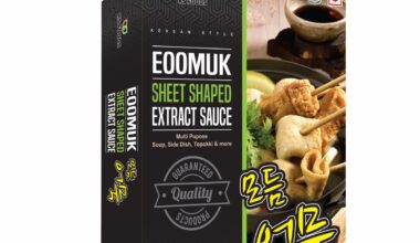 Eomuk Sheet-Shaped Fish Cake 350g (Pack of 30) | Authentic Korean Taste | Ready-to-Cook | Perfect for Soups, Stir-Fries & Hot Pots | Soft & Chewy Korean Delicacy