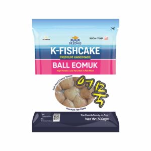 Korean Fish Cake | Eomuk Ball | 300g | Authentic Odeng | Ready-to-Cook Korean Street Food | Seafood Snack | Stir-Fry | Hot Pot | Ramen Topper | Frozen Eomuk | Asian Grocery | Korean Cooking Ingredient | Healthy Protein Snack