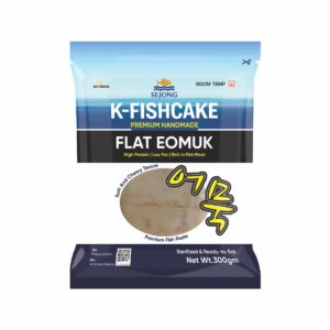 Korean Fish Cake | Eomuk Flat | 300g | Authentic Odeng | Ready-to-Cook Korean Street Food | Seafood Snack | Stir-Fry | Hot Pot | Ramen Topper | Frozen Eomuk | Asian Grocery | Korean Cooking Ingredient | Healthy Protein Snack