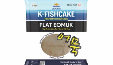 Korean Fish Cake | Eomuk Flat | 300g | Authentic Odeng | Ready-to-Cook Korean Street Food | Seafood Snack | Stir-Fry | Hot Pot | Ramen Topper | Frozen Eomuk | Asian Grocery | Korean Cooking Ingredient | Healthy Protein Snack