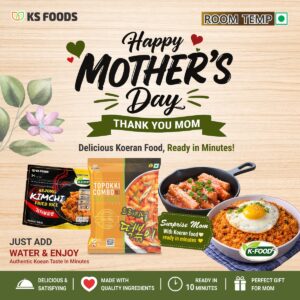 KS Foods Mother’s Day Combo – Topokki & Kimchi Fried Rice Meal Pack